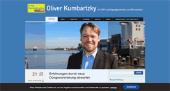 Desktop Screenshot of kumbartzky.de